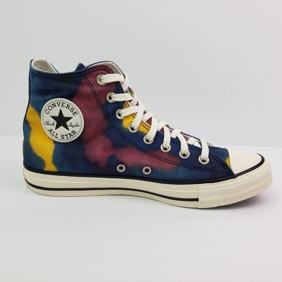 Converse CTAS HI Womens Sz 9.5 Mens Sz 7.5 Blue Purple Sneaker Shoes A02082F - Picture 4 of 13